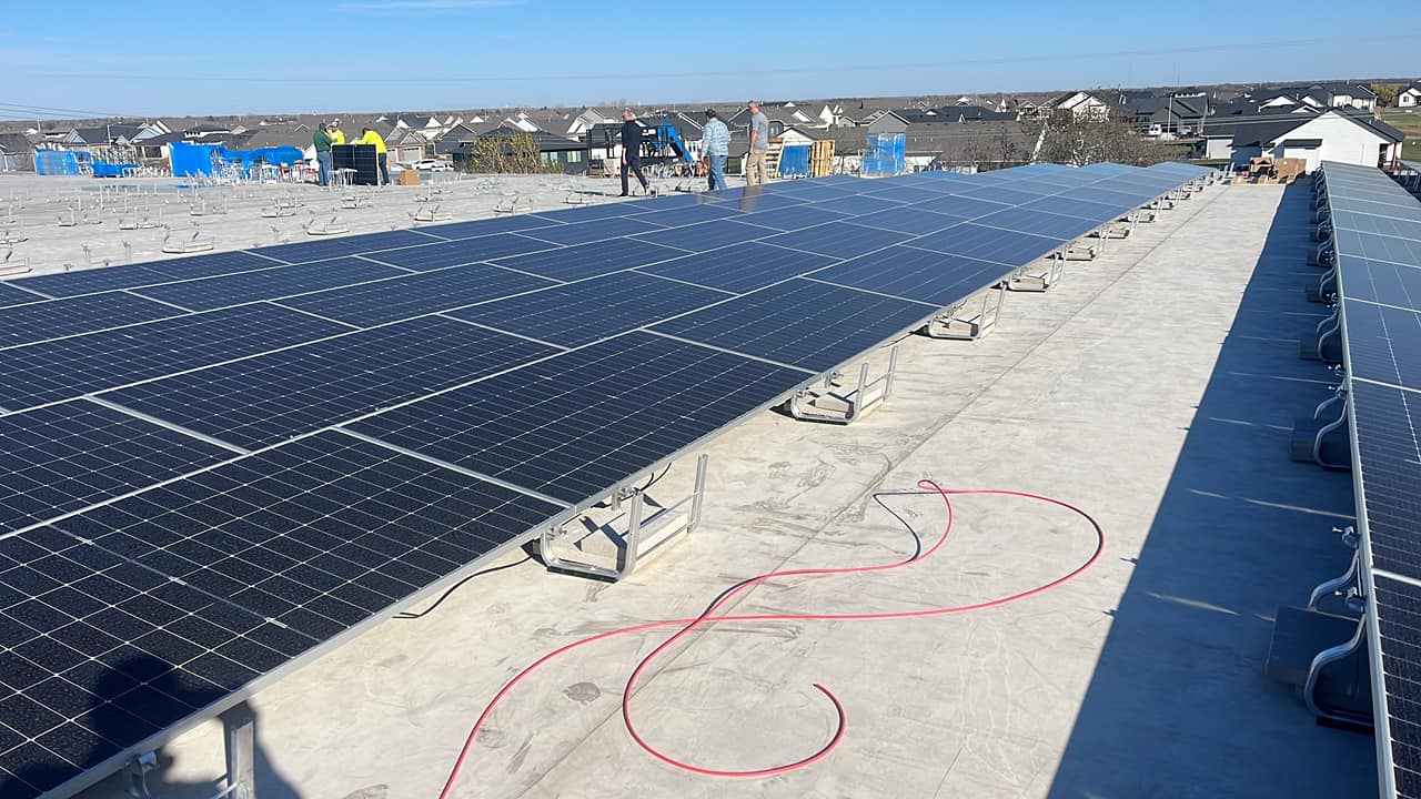 Solar System Array for Green Renewable Energy Credits